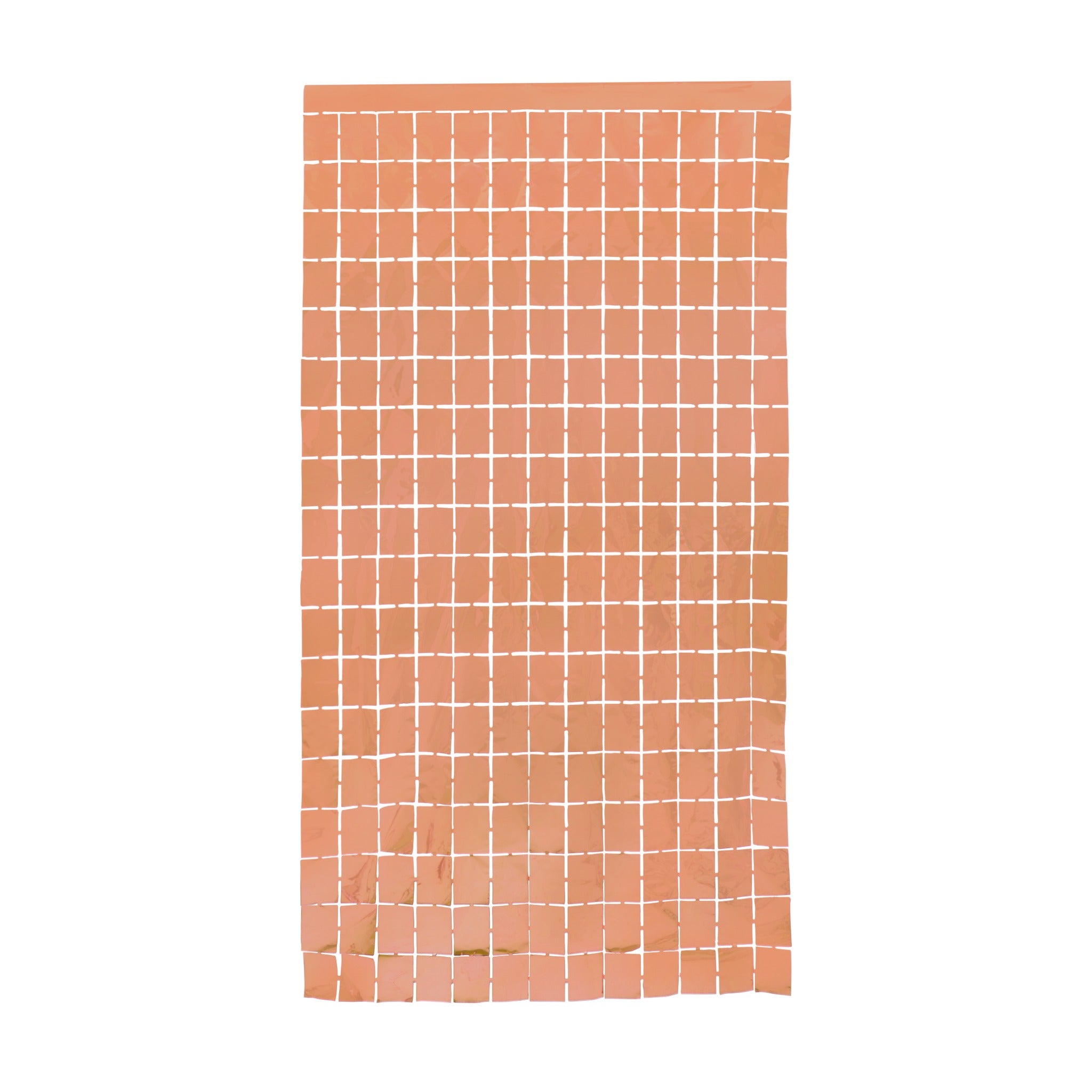 Square Foil Curtain Met.Rose Gold